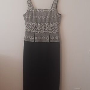 Joseph Ribkoff long black evening gown size 10
